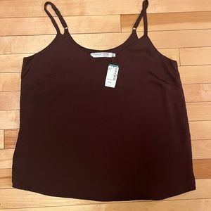 NWT burgundy camisole